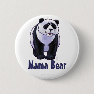 Cute Polar Beer voor mam Ronde Button 5,7 Cm