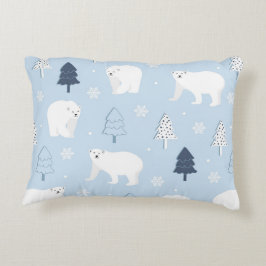 Cute Polar-Beren Accent Kussen