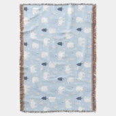 Cute Polar-Beren Deken (Voorkant Verticaal)