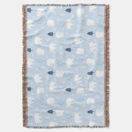 Cute Polar-Beren Deken (Voorkant Verticaal)