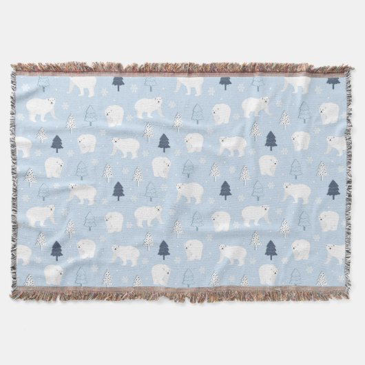 Cute Polar-Beren Deken (Voorkant)