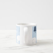 Cute Polar-Beren Espresso Kop (Achterkant)