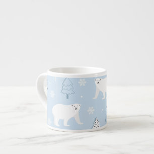 Cute Polar-Beren Espresso Kop