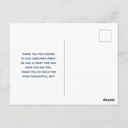 Cute Polar beren in Santa Hats Kerstmis Dank u Briefkaart (Achterkant)