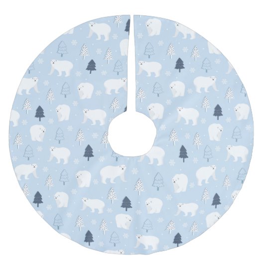Cute Polar-Beren Kerstboom Rok (Voorkant)