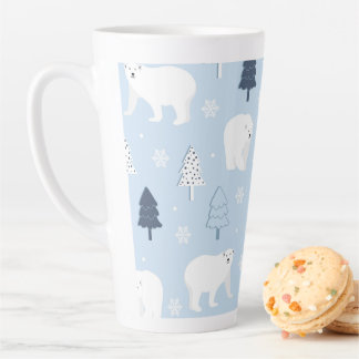 Cute Polar-Beren Latte Mok