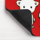 Cute Polar Beren Mousepad Muismat (Hoek)