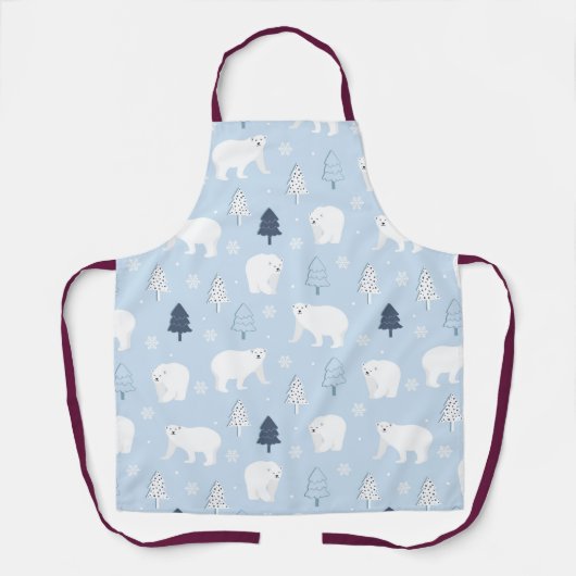 Cute Polar-Beren Schort (Voorkant)