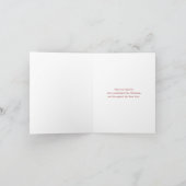 Cute Polar Beren Seasons Greetings Kerstmis Feestdagen Kaart (Binnen)