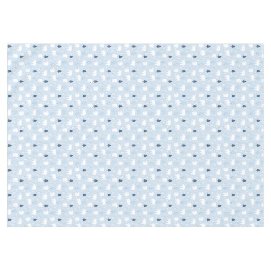 Cute Polar-Beren Tafelkleed (Voorkant (Horizontaal))