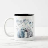 Cute Polar-Beren Tweekleurige Koffiemok (Links)