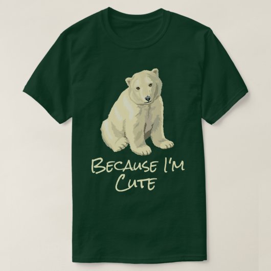 Cute Polar North Pole Beer T-shirt (Design voorkant)