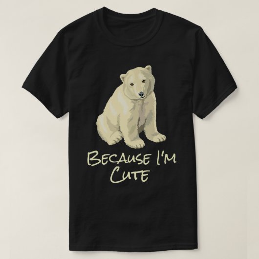Cute Polar North Pole Beer T-shirt (Design voorkant)