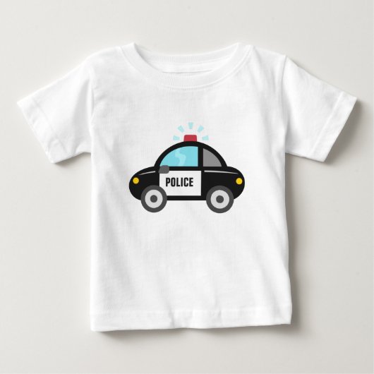 Cute Politieauto met Sirene (Voorkant)