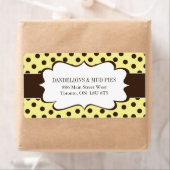 Cute Polk a Dot Shipping Labels (Insitu)