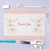 Cute Polka Dot and Floral Design Tissuepapier (Craft)