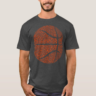 Cute Polka Dot Basketball Lover Player Internation T-shirt