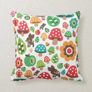 Cute polka dot butterfy flower retro retro herder kussen