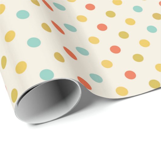 Cute Polka Dot Cadeaupapier (Rol Hoek)