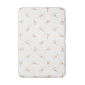 Cute Polka Dot Flower Pattern Badmat (Voorkant Verticaal)
