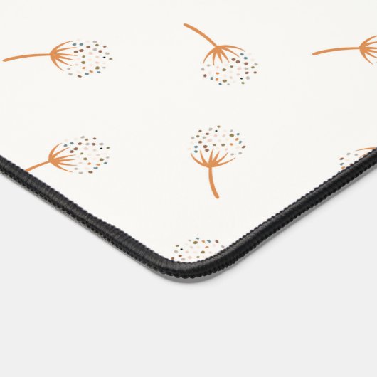 Cute Polka Dot Flower Pattern Bureaumat (Hoek)