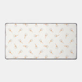 Cute Polka Dot Flower Pattern Bureaumat (Voorkant)