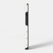 Cute Polka Dot Flower Pattern iPhone Hoesje (Linkerkant)