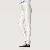 Cute Polka Dot Flower Pattern Leggings (Links)