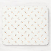 Cute Polka Dot Flower Pattern Muismat (Voorkant)