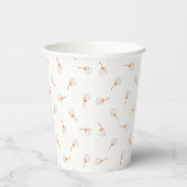 Cute Polka Dot Flower Pattern Papieren Bekers (Rechts)