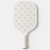 Cute Polka Dot Flower Pattern Pickleball Paddle (Achterkant)
