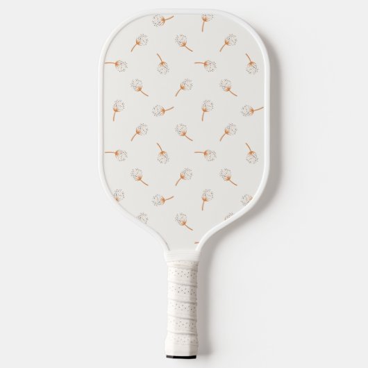 Cute Polka Dot Flower Pattern Pickleball Paddle (Achterkant)