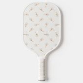 Cute Polka Dot Flower Pattern Pickleball Paddle (Voorkant)