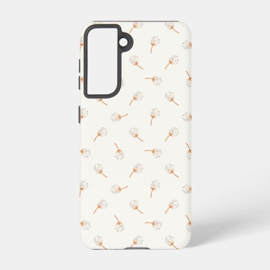 Cute Polka Dot Flower Pattern Samsung Galaxy Hoesje (Achterkant)