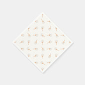 Cute Polka Dot Flower Pattern Servet (Hoek)