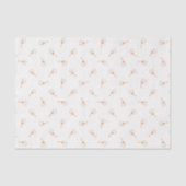 Cute Polka Dot Flower Pattern Tissuepapier (Voorkant)