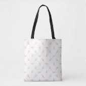 Cute Polka Dot Flower Pattern Tote Bag (Voorkant)