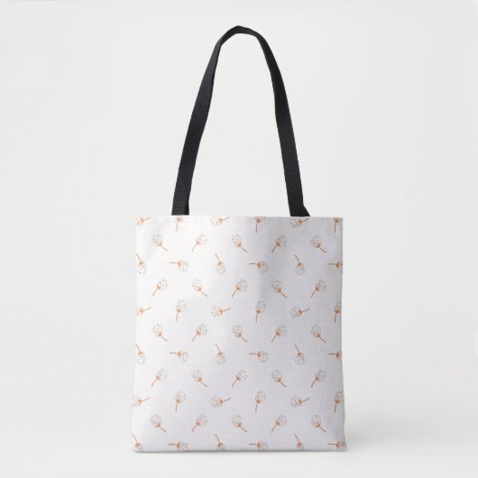 Cute Polka Dot Flower Pattern Tote Bag (Voorkant)