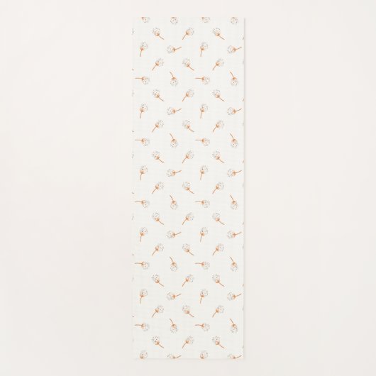 Cute Polka Dot Flower Pattern Yogamat (Voorkant)