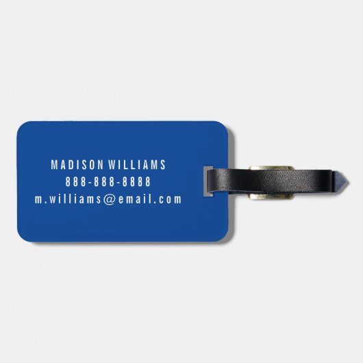 Cute Polka Dot Gymnast Bagagelabel (Achterkant horizontaal)