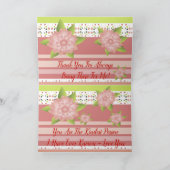 Cute Polka Dot Kaart (Binnen)