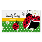 Cute Polka Dot Lady Bug Magnetisch Visitekaartje (Voorkant)