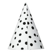 Cute Polka dot verjaardagsfeest Pet Feesthoedjes (Achterkant)