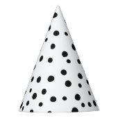 Cute Polka dot verjaardagsfeest Pet Feesthoedjes (Voorkant)