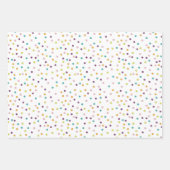 Cute Polka Dot Wrapping Paper Flat Sheet Set 3 (Voorkant 3)