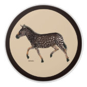 Cute Polka Dot Zebra Ceramic Knob Keramische Knop (Voorkant)