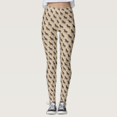 Cute Polka Dot Zebra Leggings (Voorkant)