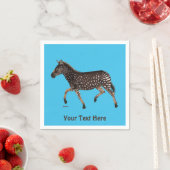 Cute Polka Dot Zebra Servet (Insitu)
