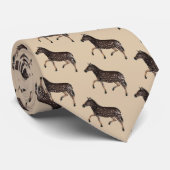 Cute Polka Dot Zebra Stropdas (Opgerold)