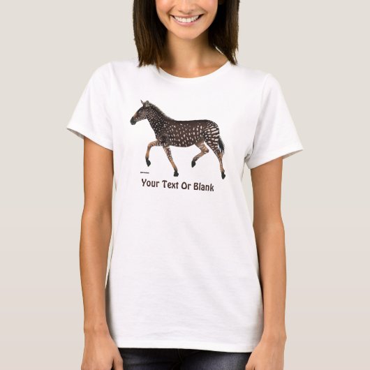Cute Polka Dot Zebra T-shirt (Voorkant)